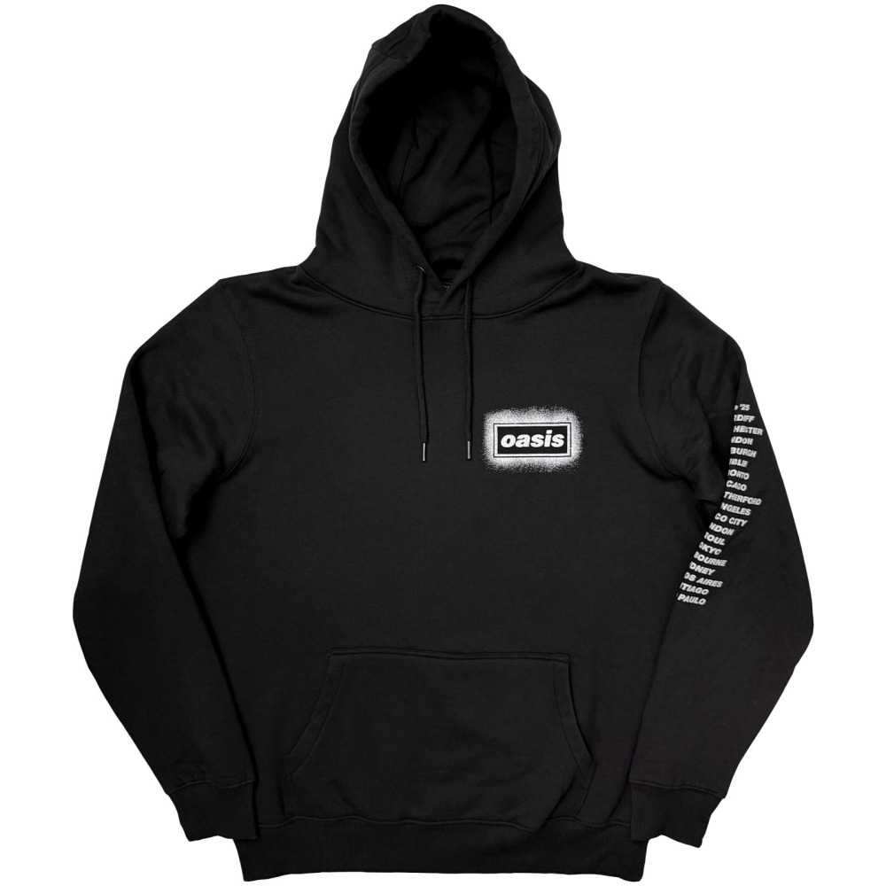 Oasis - Spray Live '25 World Tour Hoodie/trui - Zwart